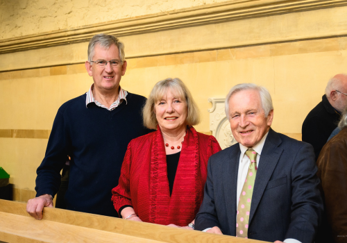 Simon Chapman (Chair), Louise Mitchell (Chief Executive), Jonathan Dimbleby (incoming Chair)