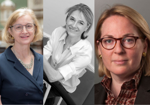 (Left-Right): Amanda Spielman, Amanda Levete (B&W), Allegra Berman