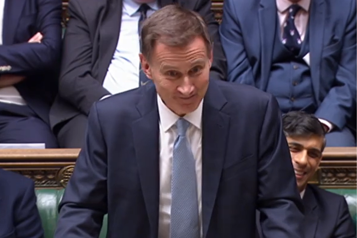 Chancellor Jeremy Hunt