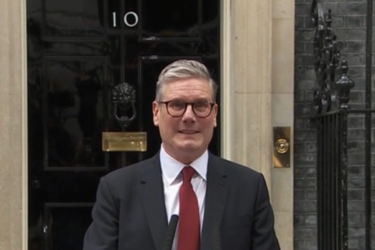 Prime Minister Keir Starmer outside 10 Downing Street