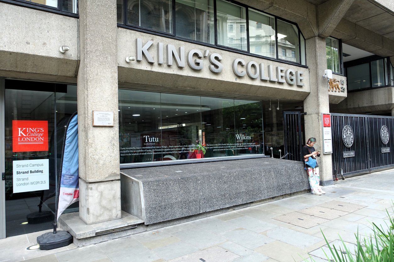 London, England, UK - July 20th 2024: King's College London, Strand Campus, Strand Building, London WC2