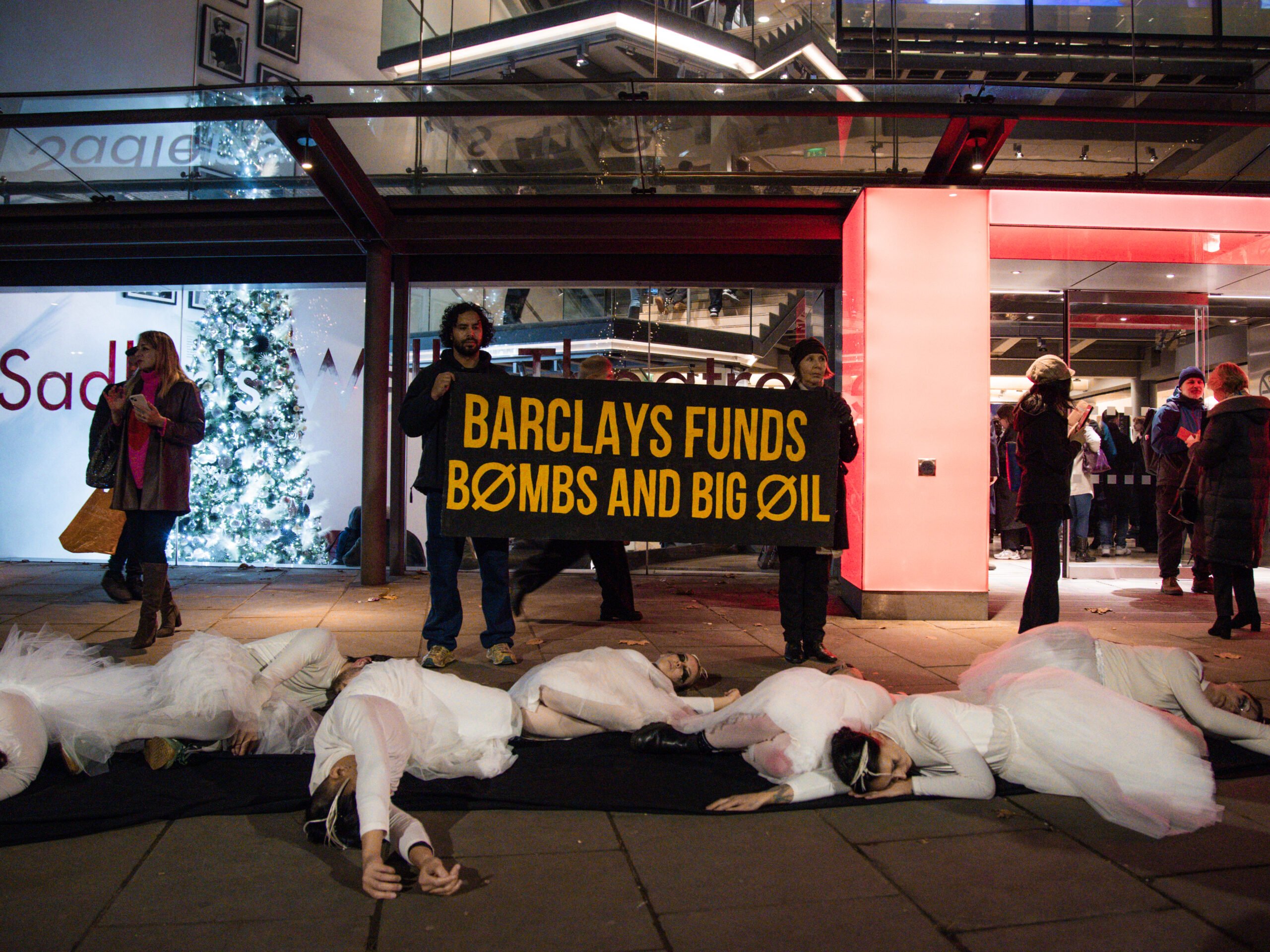 Sadler's Wells disrupted by oil protesters