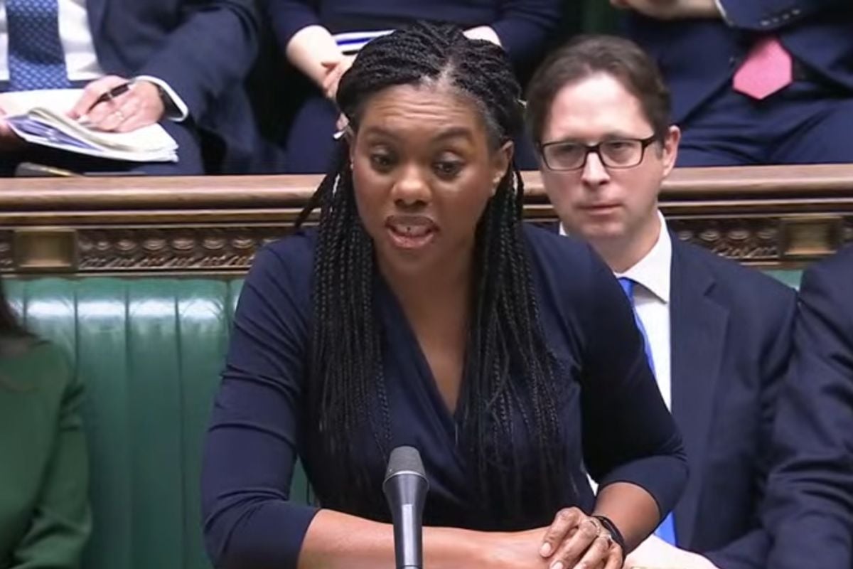 Kemi Badenoch pictured at PMQs on Wednesday 27 November 2024 - parlimentlive.tv